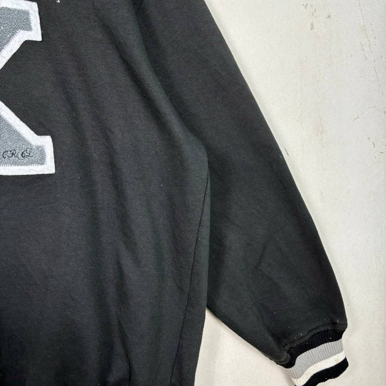 Vintage 90s Cross Colours Black Varsity Jacket