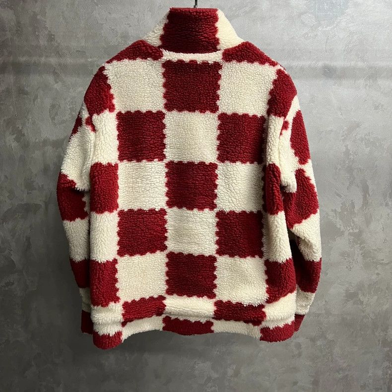 Louis Vuitton Louis Vuitton Red Checkerboard Alphabet Embroidered Zip Col Size US L / EU 52-54 / 3 - 5 Thumbnail