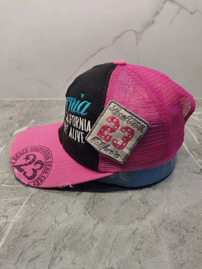 Vintage Vintage 90's Distressed Style Trucker Hat Cap Size ONE SIZE - 4 Thumbnail