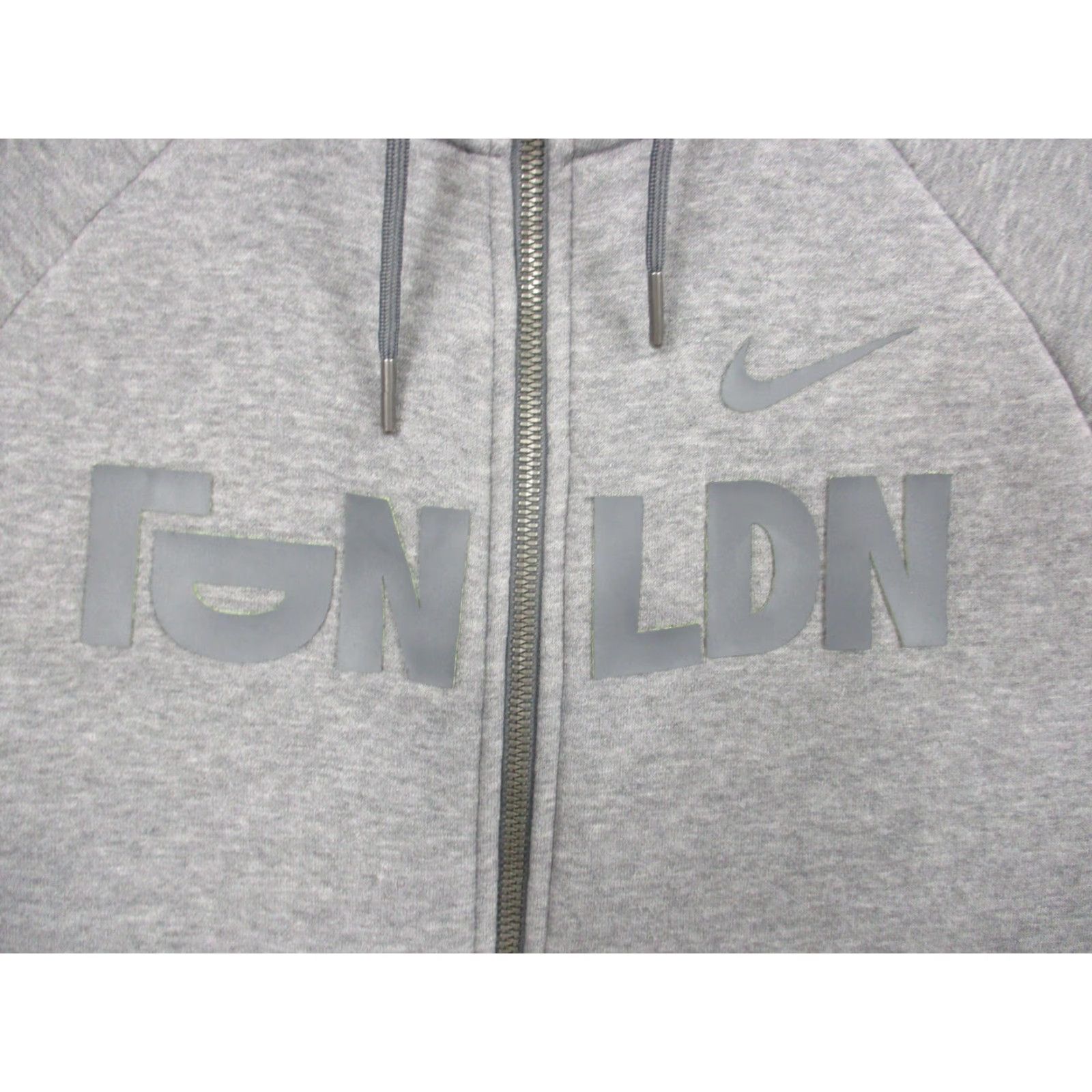 Nike Nike Hoodie Mens Large Gray London Full Zip Fleece Raglan 908234-091 Size US L / EU 52-54 / 3 - 2 Thumbnail