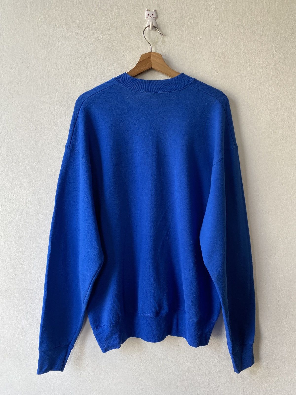 NFL × Vintage Vintage 90’s New York Giants Distressed Sweatshirt Size US XL / EU 56 / 4 - 4 Thumbnail