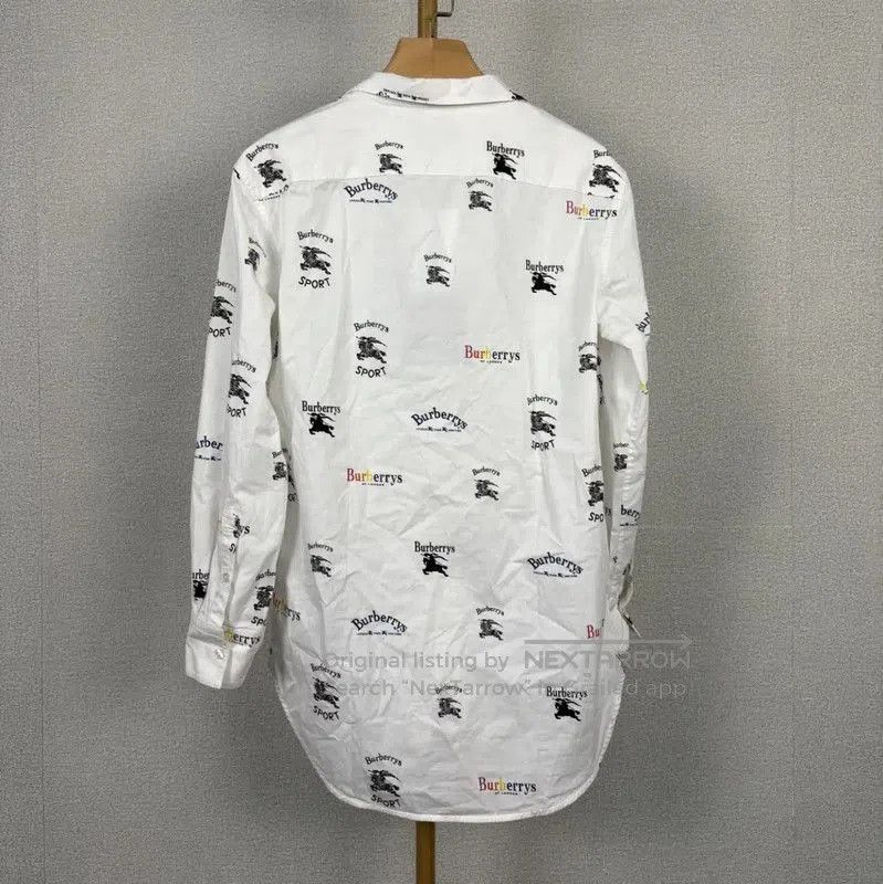 Burberry Burberry White Cotton Sport Shirt for Women. Size XS / US 0-2 / IT 36-38 - 2 Thumbnail