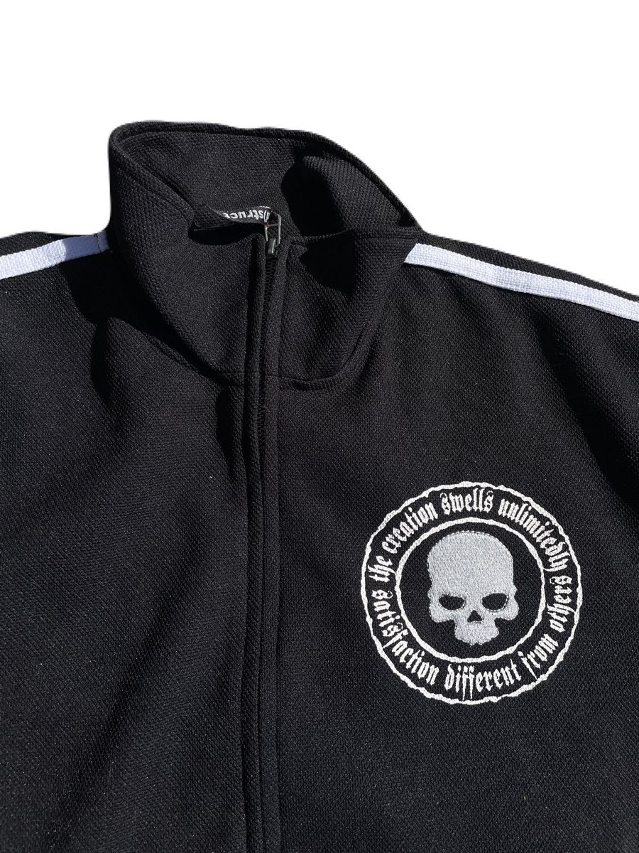 If Six Was Nine 2000s Japanese archive Skull Poem Embroidery Short Jacket Size US XL / EU 56 / 4 - 6 Thumbnail