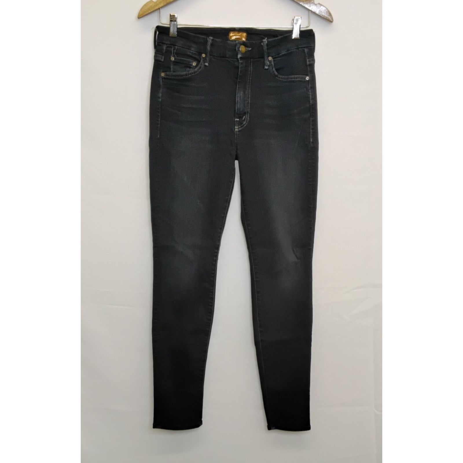 MOTHER Mother The High Waisted Looker Jeans Women's 28 Dark Wash Size 28" / US 6 / IT 42 - 2 Thumbnail