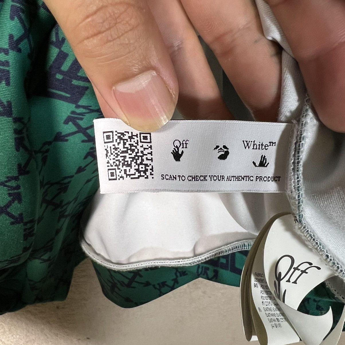 Designer × Off-White × Virgil Abloh Off-White Arrows Monogram Print Ombré Hoodie Mens Large Size US L / EU 52-54 / 3 - 4 Thumbnail