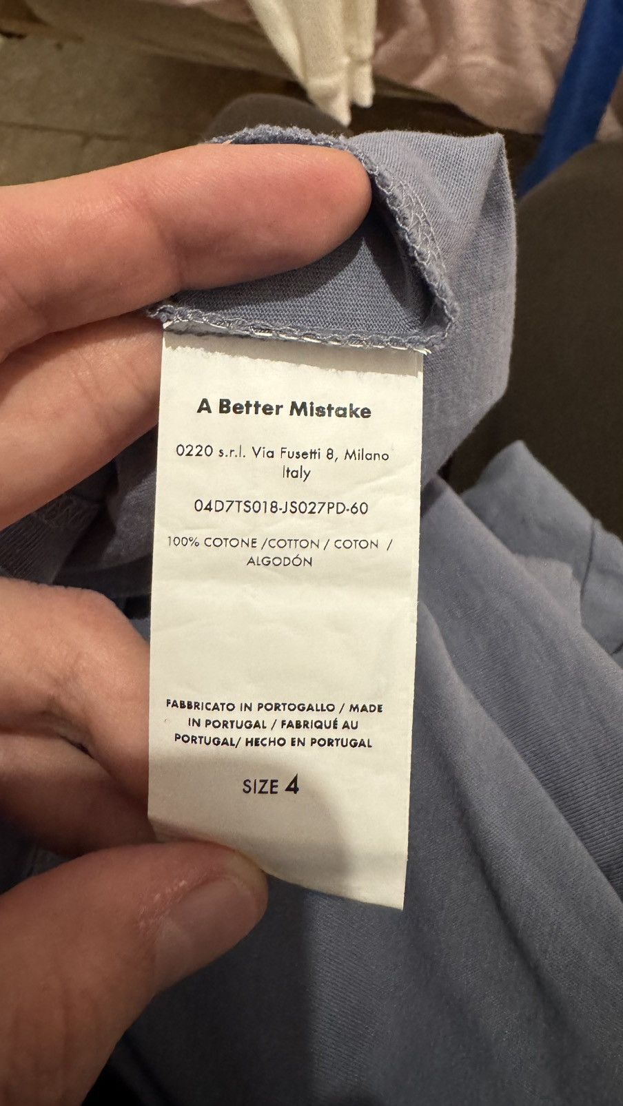 Other A Better Mistake Liquid Chromo T Shirt Size US L / EU 52-54 / 3 - 6 Thumbnail