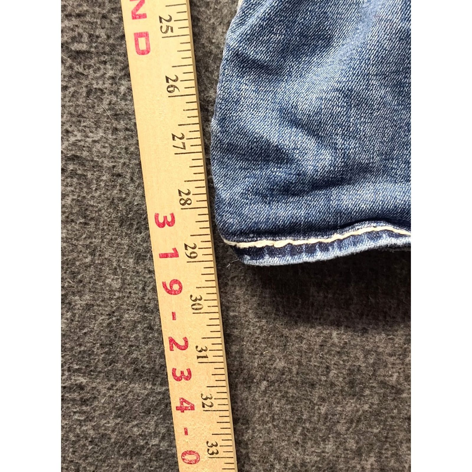 Vintage Rock Revival Jeans Womens 28x29 Ella Regular Fit Easy Bootcut Mid Rise Stretch Denim Blue 5-Pocket Designer Western Y2K Womens Size 28" / US 6 / IT 42 - 7 Thumbnail