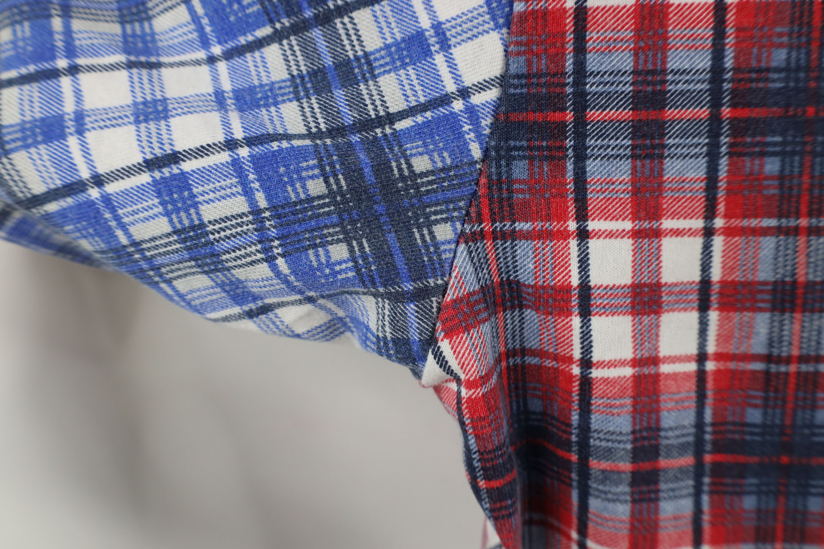 Vintage Vintage 90s Streetwear Block Flannel Baseball Jersey Plaid Size XL / US 12-14 / IT 48-50 - 7 Thumbnail