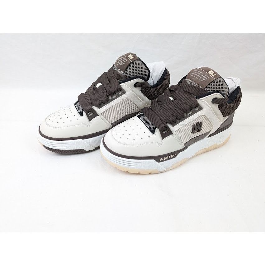 Amiri o1rshd1 Q: 3 / MA-1 Low-Top Sneakers in Brown Size US 13 / EU 46 - 18 Thumbnail