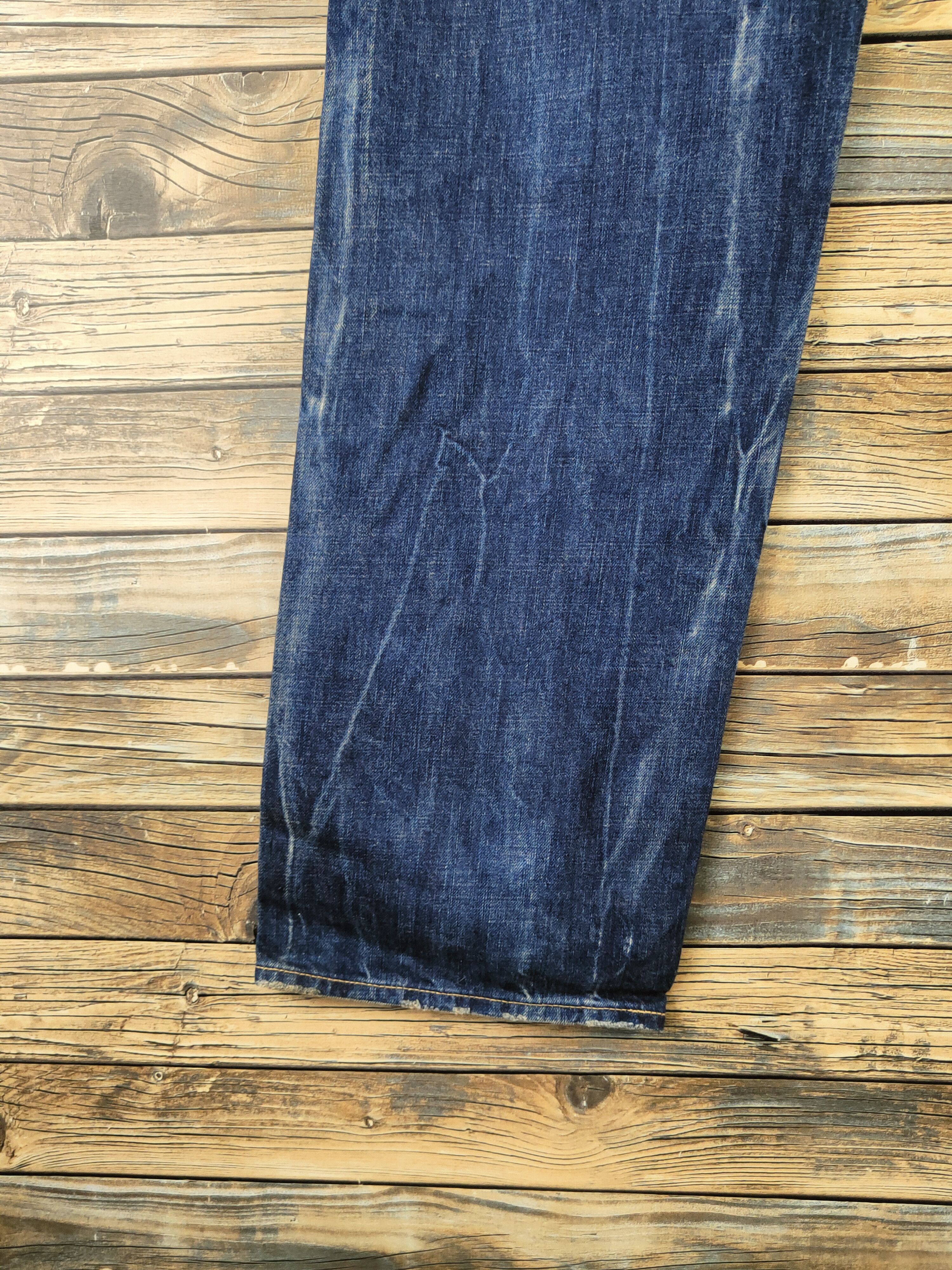 Levi's 503 Levi's Dark Blue Distressed Ripped Jeans #S2821 Size US 32 / EU 48 - 10 Thumbnail