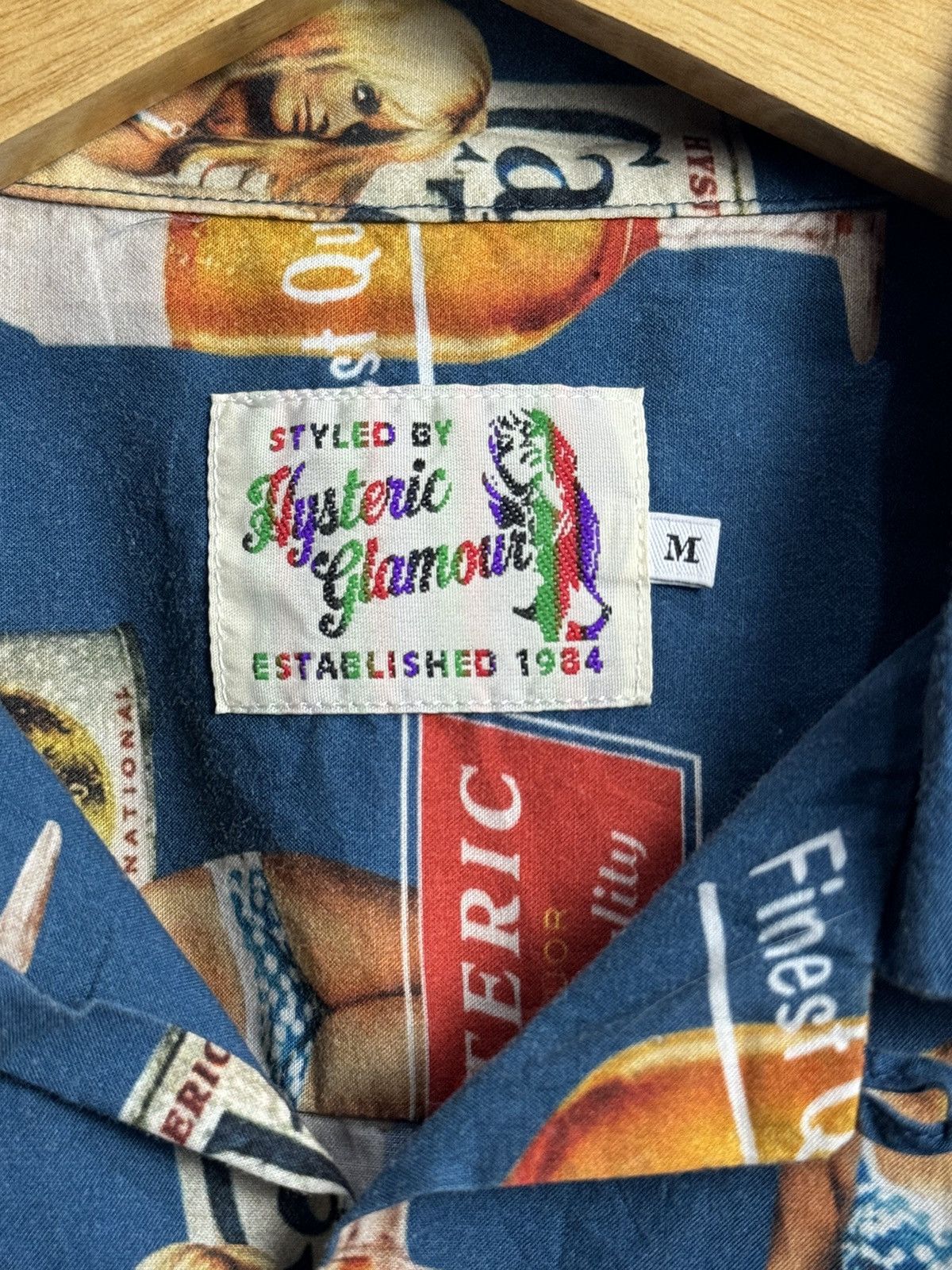 Hysteric Glamour × Japanese Brand Hysteric Glamour Malt Liquor Button Shirt Size US M / EU 48-50 / 2 - 7 Thumbnail