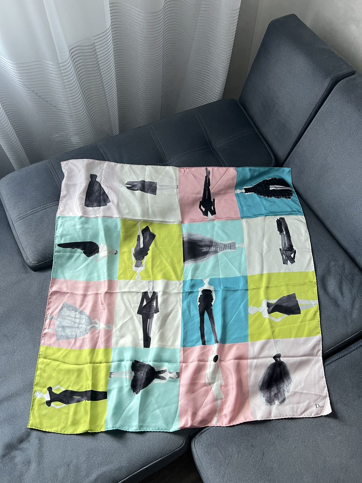 Dior Mats Gustafson Dior Silk Scarf Size ONE SIZE - 1 Thumbnail