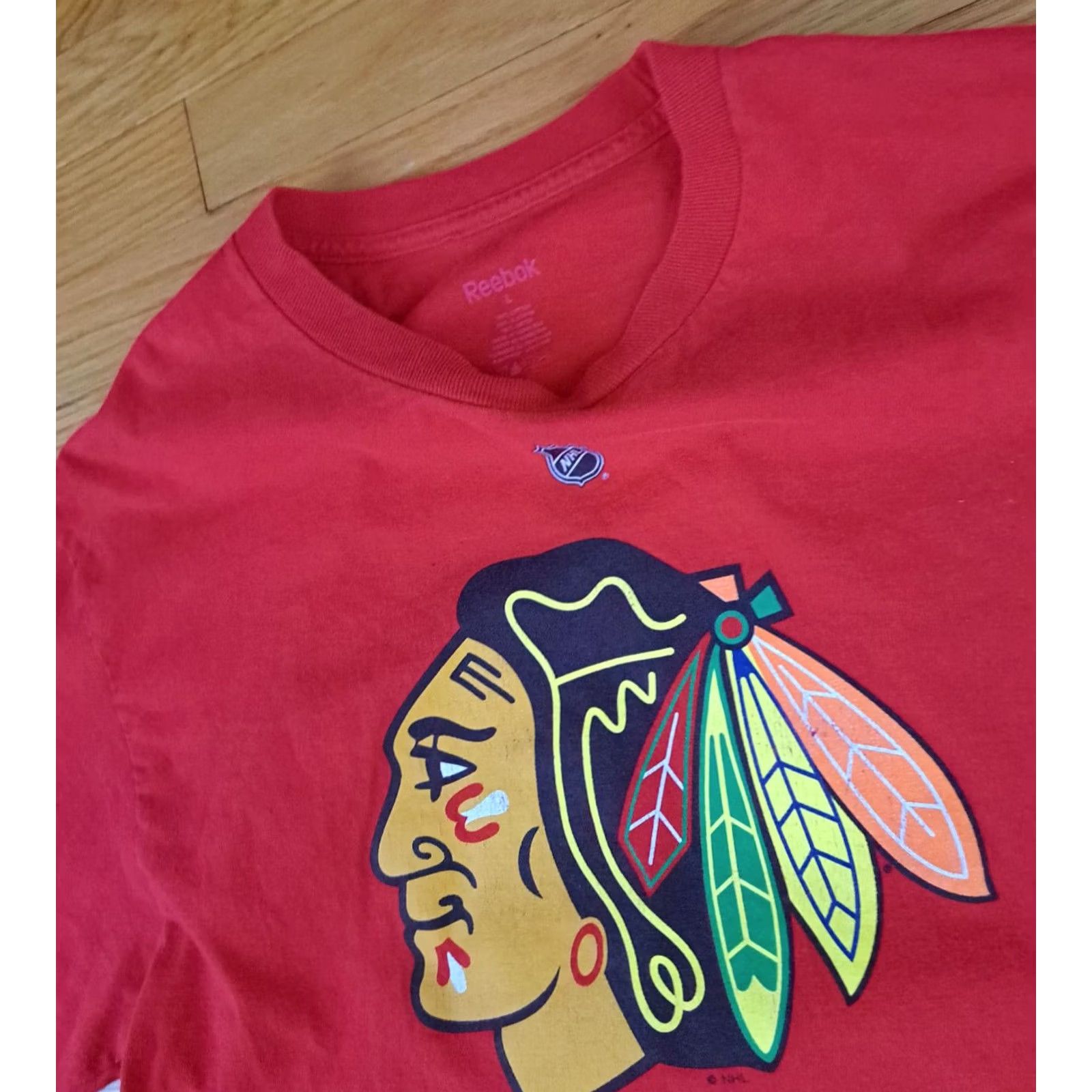 Reebok VINTAGE Reebok Shirt L Chicago Black Hawks Patrick Kane NHL Jersey Size US L / EU 52-54 / 3 - 4 Thumbnail