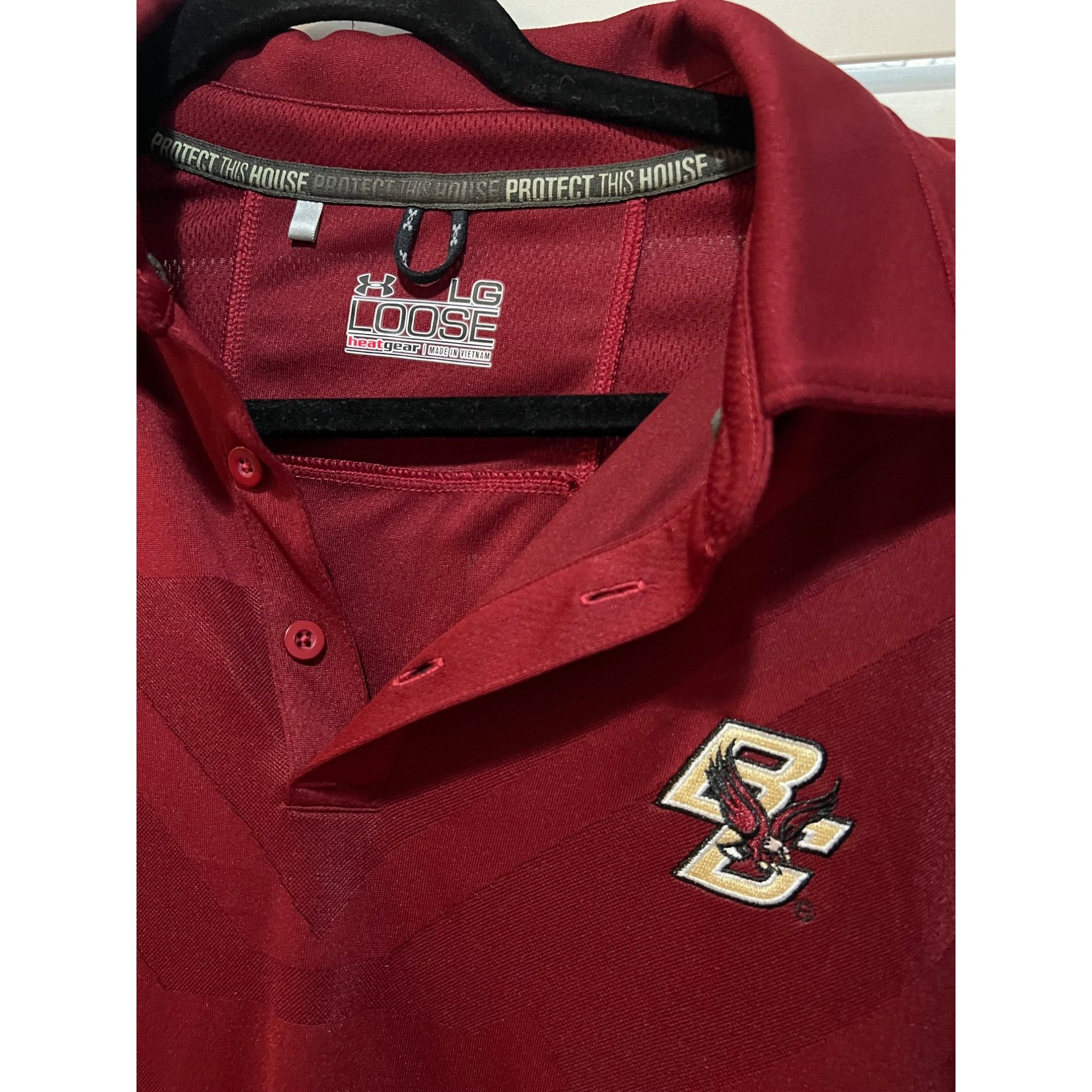 Under Armour Under Armour Boston College Eagles Polo Shirt - Size L Size US L / EU 52-54 / 3 - 2 Thumbnail