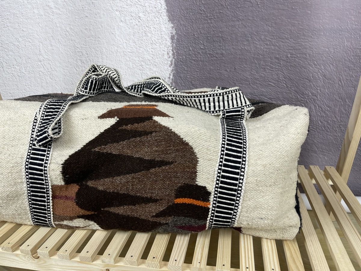 Vintage Vintage Indians style wool bag bird men in hat pattern Size ONE SIZE - 5 Thumbnail