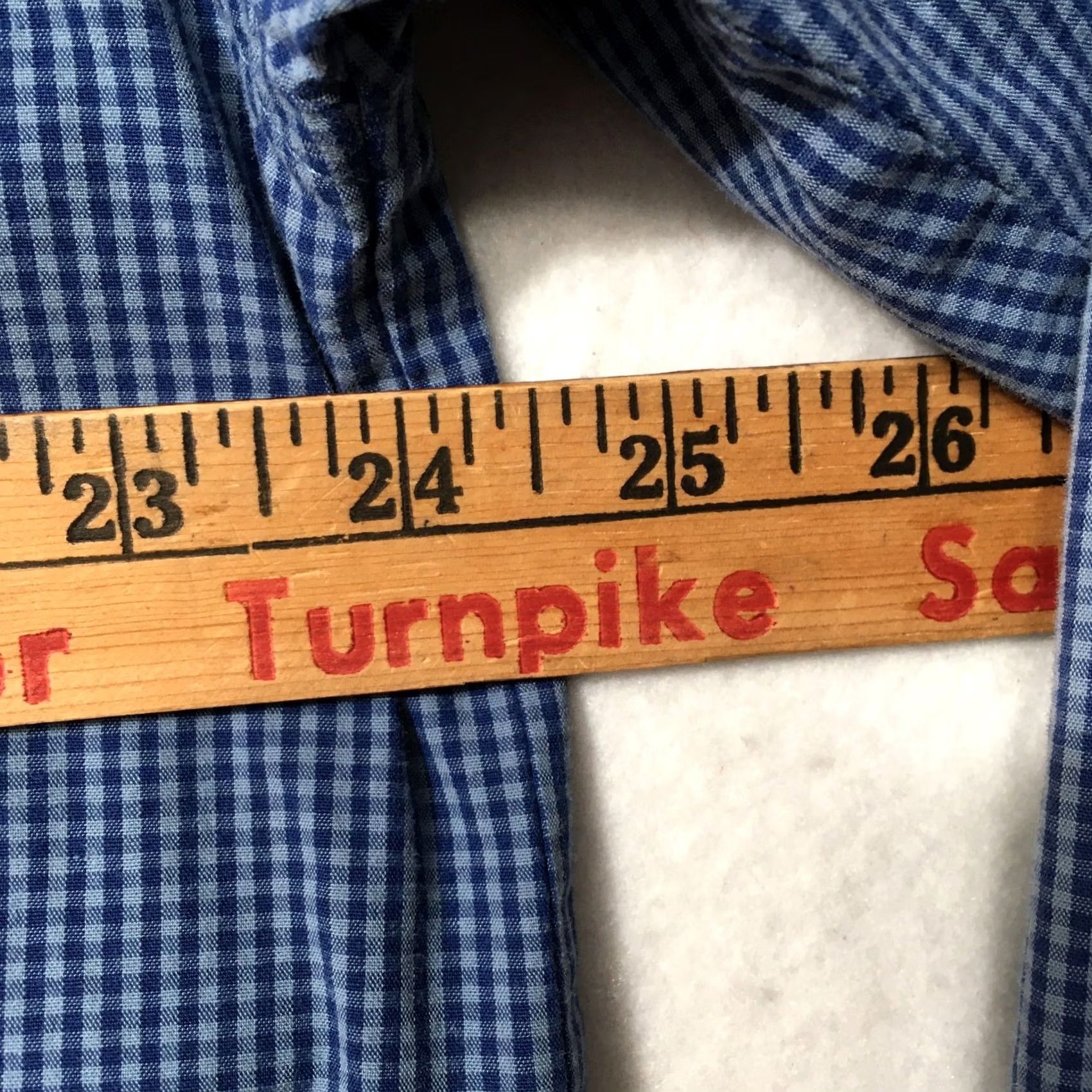 Guess Guess Jeans USA VTG Button Up Shirt LARGE BLUE Geometric CHECK Men's Size US L / EU 52-54 / 3 - 5 Thumbnail