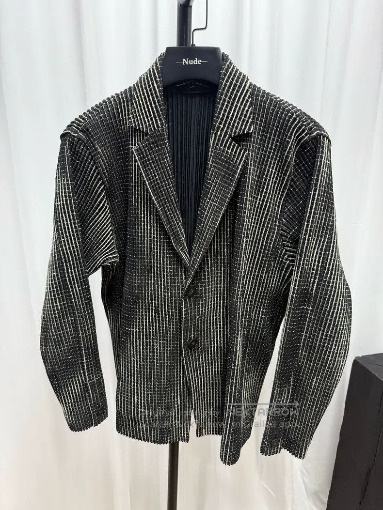 Issey Miyake Issey Miyake Irregular Dyeing Ruffled Jacket Size US S / EU 44-46 / 1 - 1 Thumbnail