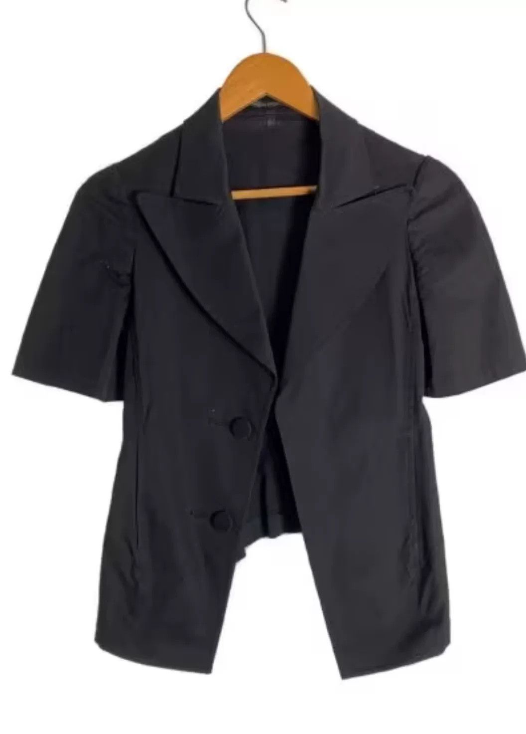 Yohji Yamamoto Yohji Yamamoto Short Sleeve Jacket Size S / US 4 / IT 40 - 1 Thumbnail