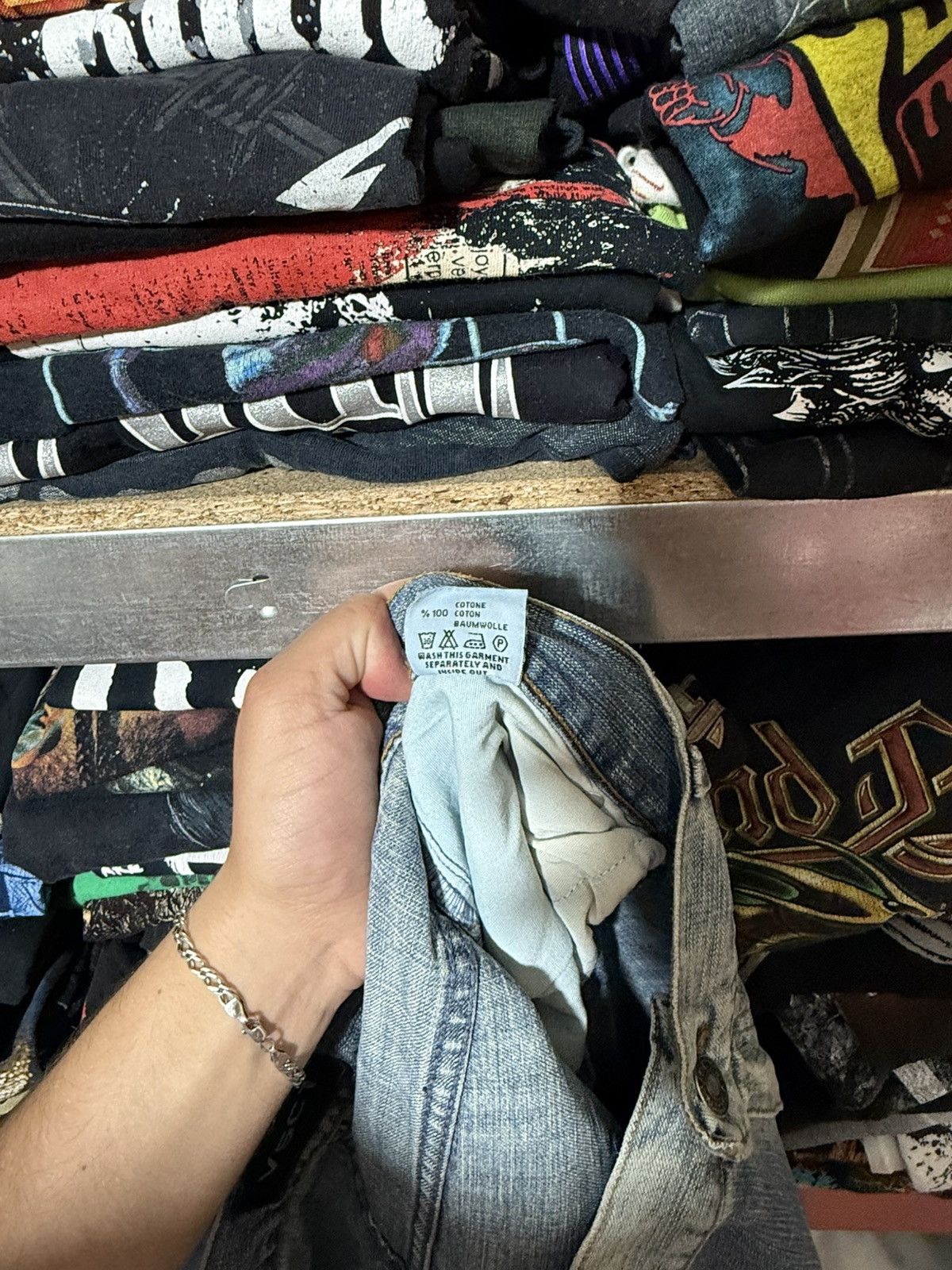 Japanese Brand CYBER PUNK Y2K VSCT JEANS DENIM NAVY AVANT GARD JEANS HYPE Size US 36 / EU 52 - 14 Thumbnail