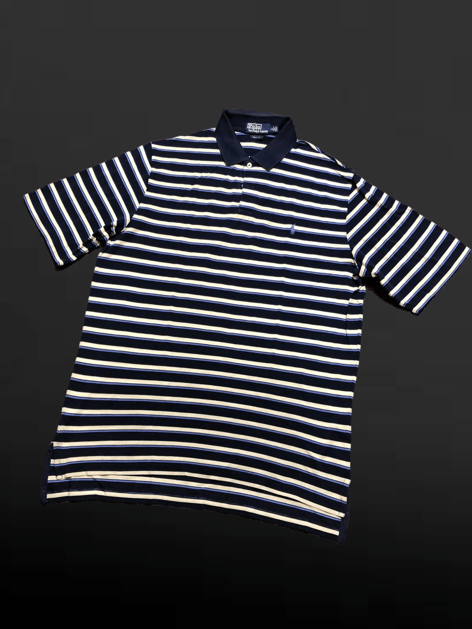 Polo Ralph Lauren Polo by Ralph Lauren Print Striped T-Shirt Y2K Size US L / EU 52-54 / 3 - 1 Thumbnail