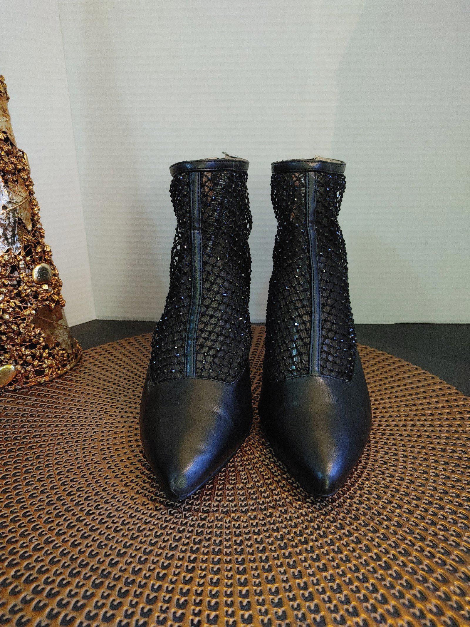 Designer Adrienne Vittadini Nisa Mesh Ankle Boots Size 8.5M Size US 8.5 / IT 38.5 - 2 Thumbnail
