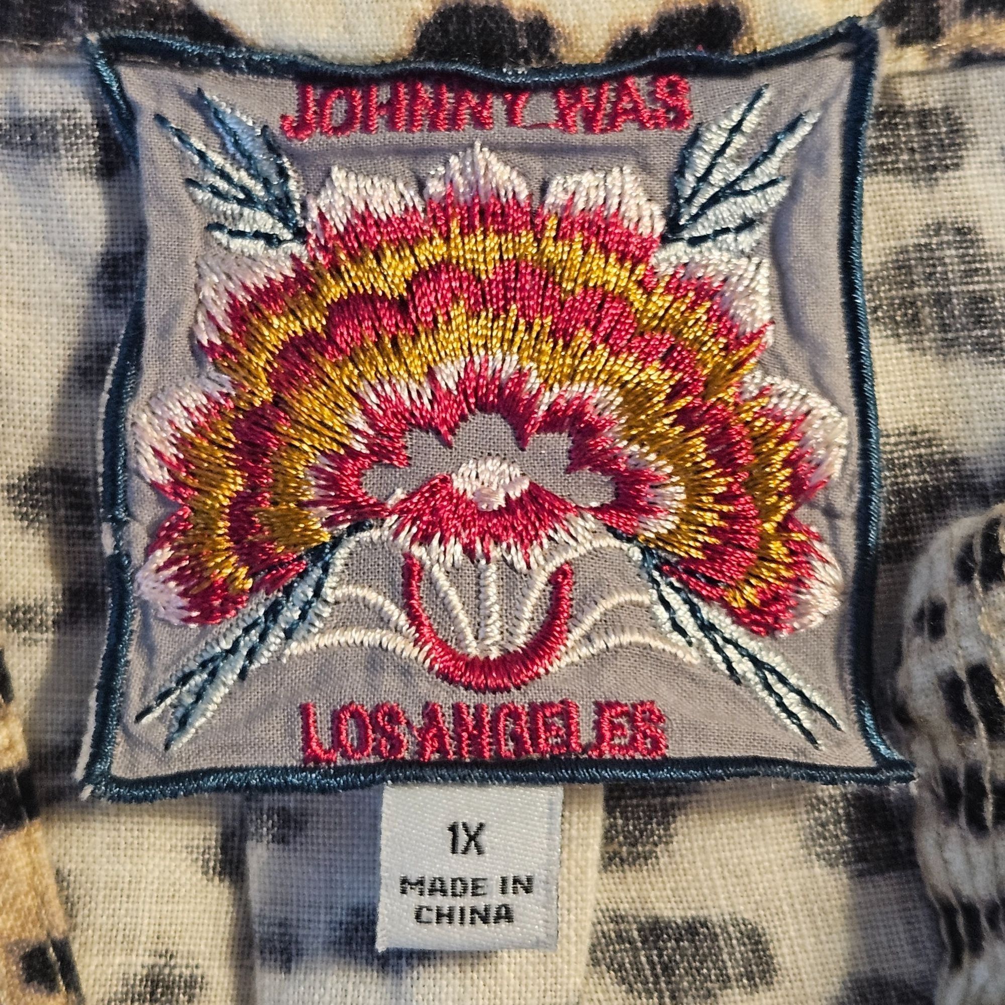 Johnny Was Johnny Was Linen Woman Leopard Floral Mini Dress 1X Boho Lux Size XL / US 12-14 / IT 48-50 - 2 Thumbnail