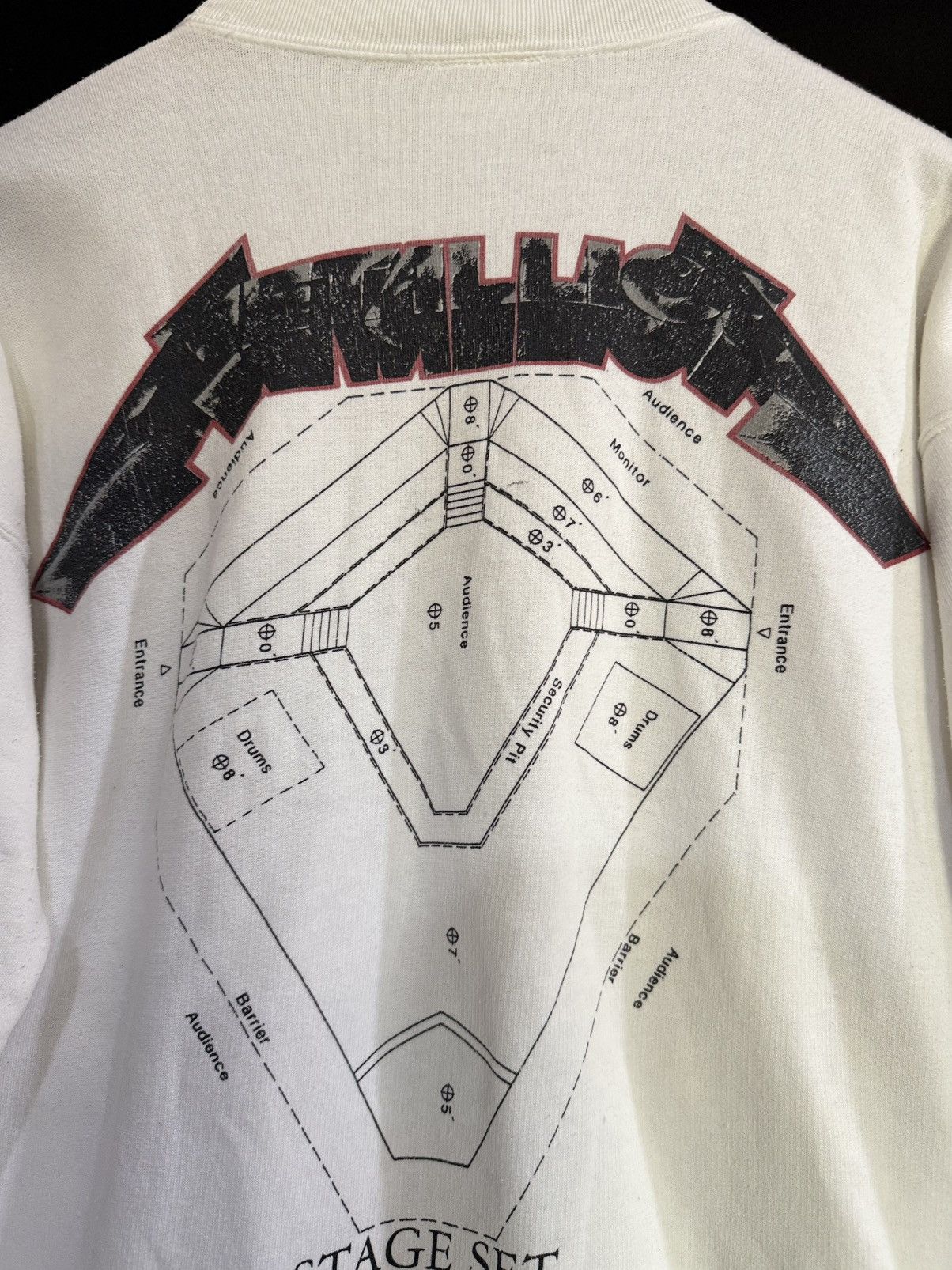 Band Tees × Vintage Rare Vintage 90s Metallica Promo Europe Sweatshirt Size US L / EU 52-54 / 3 - 5 Thumbnail