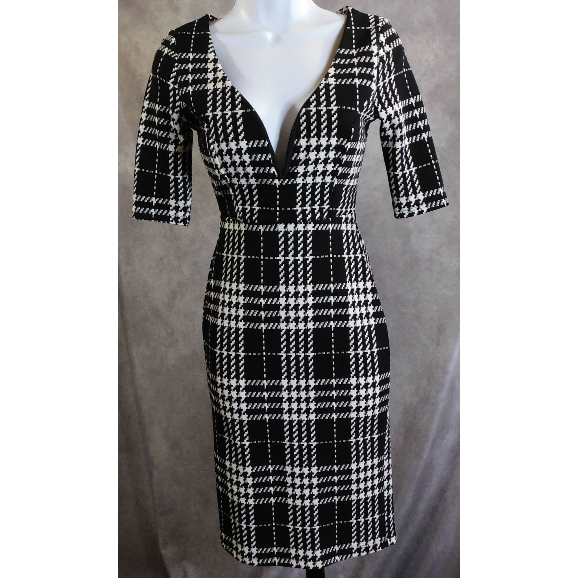 Other A'Gaci Black And White Fusion Dress NWT Size S / US 4 / IT 40 - 5 Thumbnail