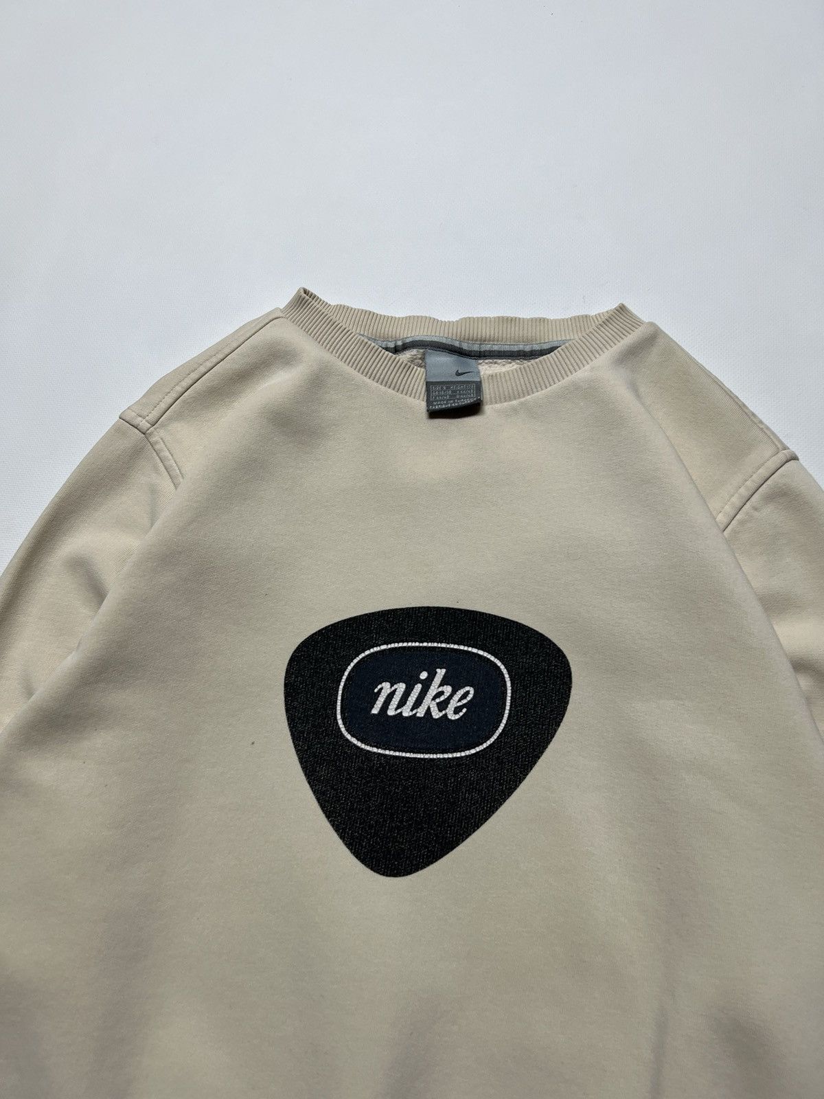 Nike × Vintage Vintage Y2k Nike 💛 Big Logo Crewneck Sweatshirt 00’s Size S / US 4 / IT 40 - 5 Thumbnail