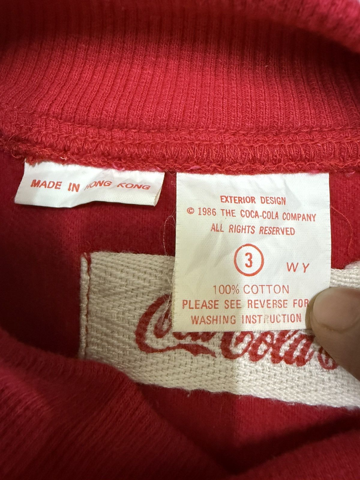 Coca Cola Vintage 80s Coke international Gymnastic Sweatshirt Size US M / EU 48-50 / 2 - 9 Thumbnail