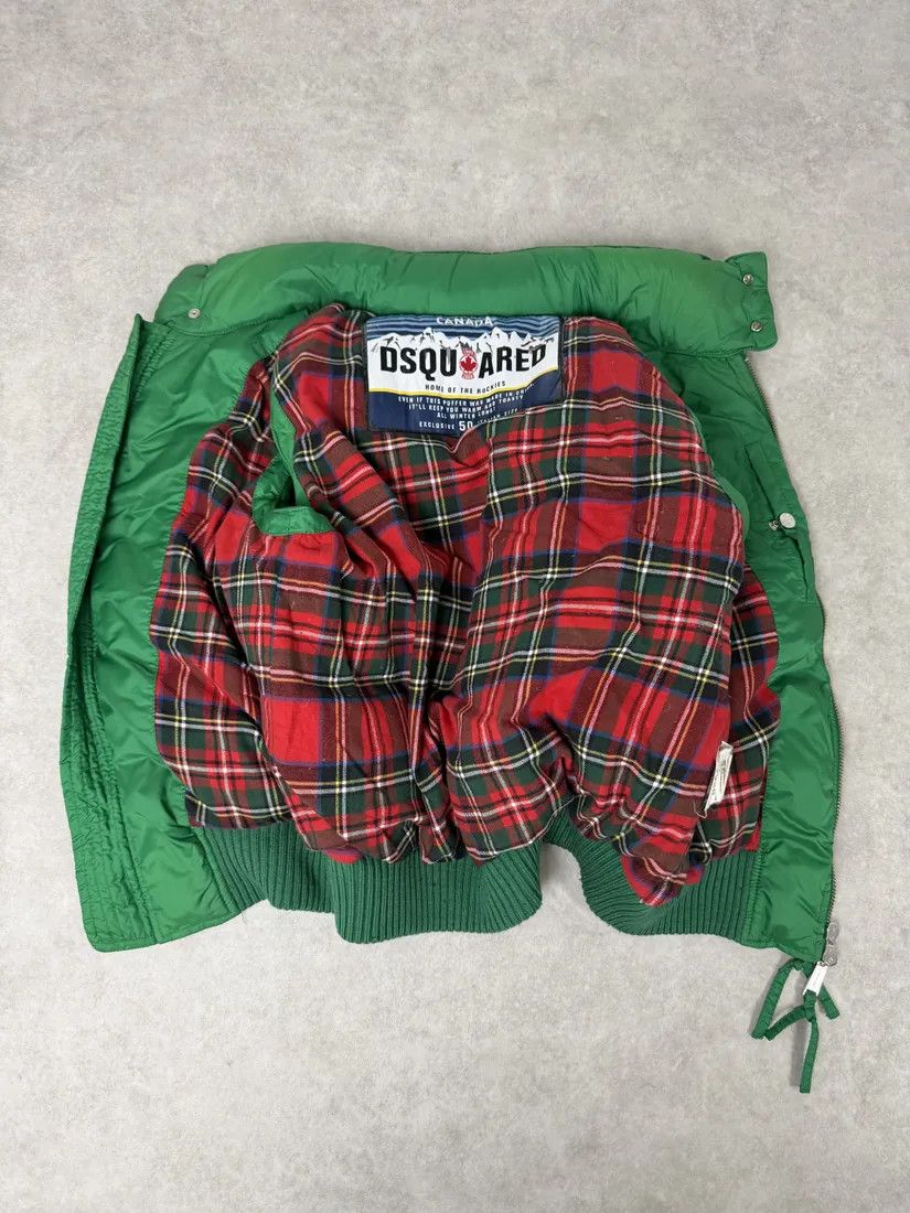 Dsquared2 SS2004 Dsquared2 Canadian Green Puffer Vest Jacket Size US S / EU 44-46 / 1 - 11 Thumbnail