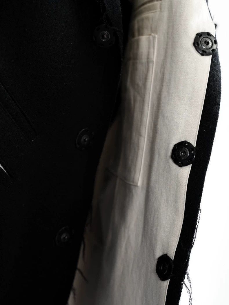 Yohji Yamamoto Yohji Yamamoto Yohji Yamamoto Black Outerwear Coat Size US S / EU 44-46 / 1 - 6 Thumbnail