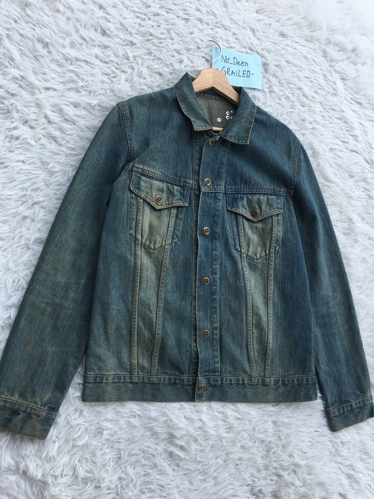 Japanese Brand Rare Vintage PPFM Denim Jacket Size US L / EU 52-54 / 3 - 13 Thumbnail