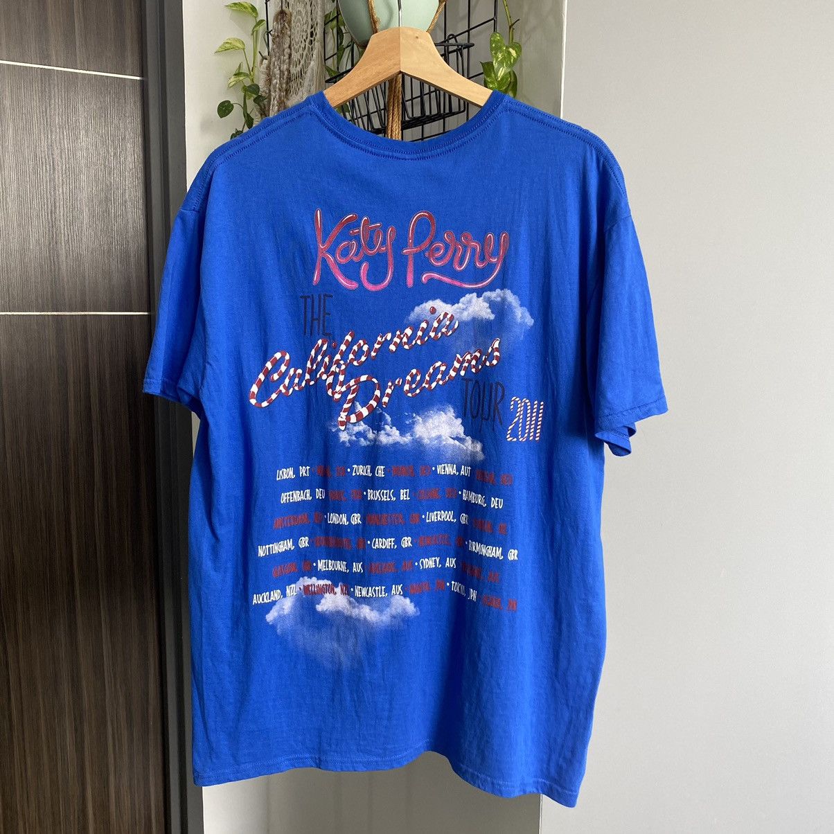 Band Tees Vintage Y2K Katty Perry Teenage Dream ERD GRUNGE THRASHED T Size US L / EU 52-54 / 3 - 3 Thumbnail