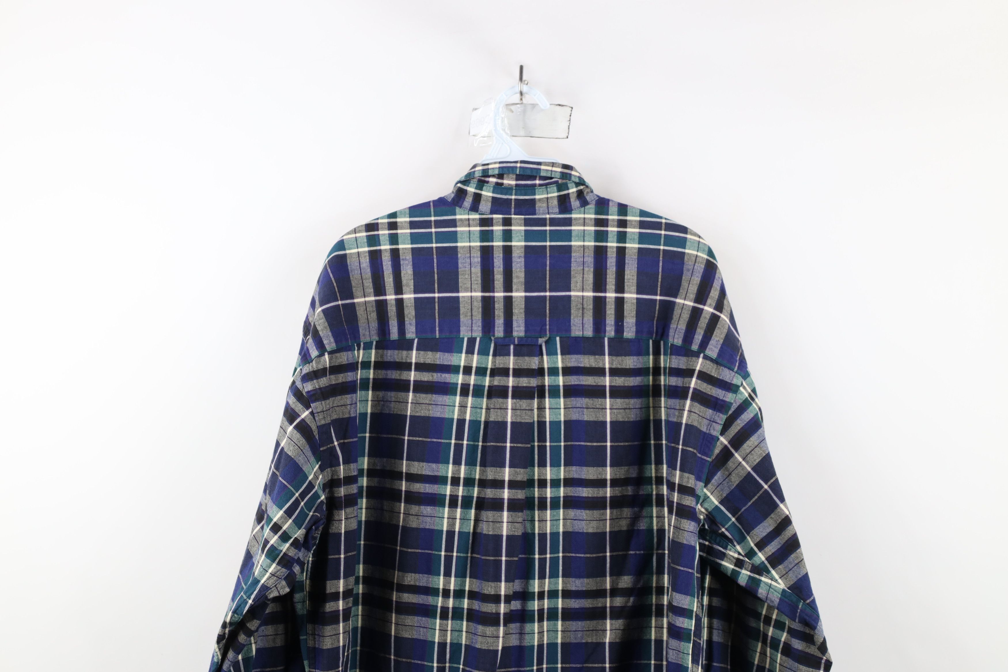 Vintage Vintage 90s Streetwear Oxford Collared Button Down Shirt Size US L / EU 52-54 / 3 - 11 Thumbnail