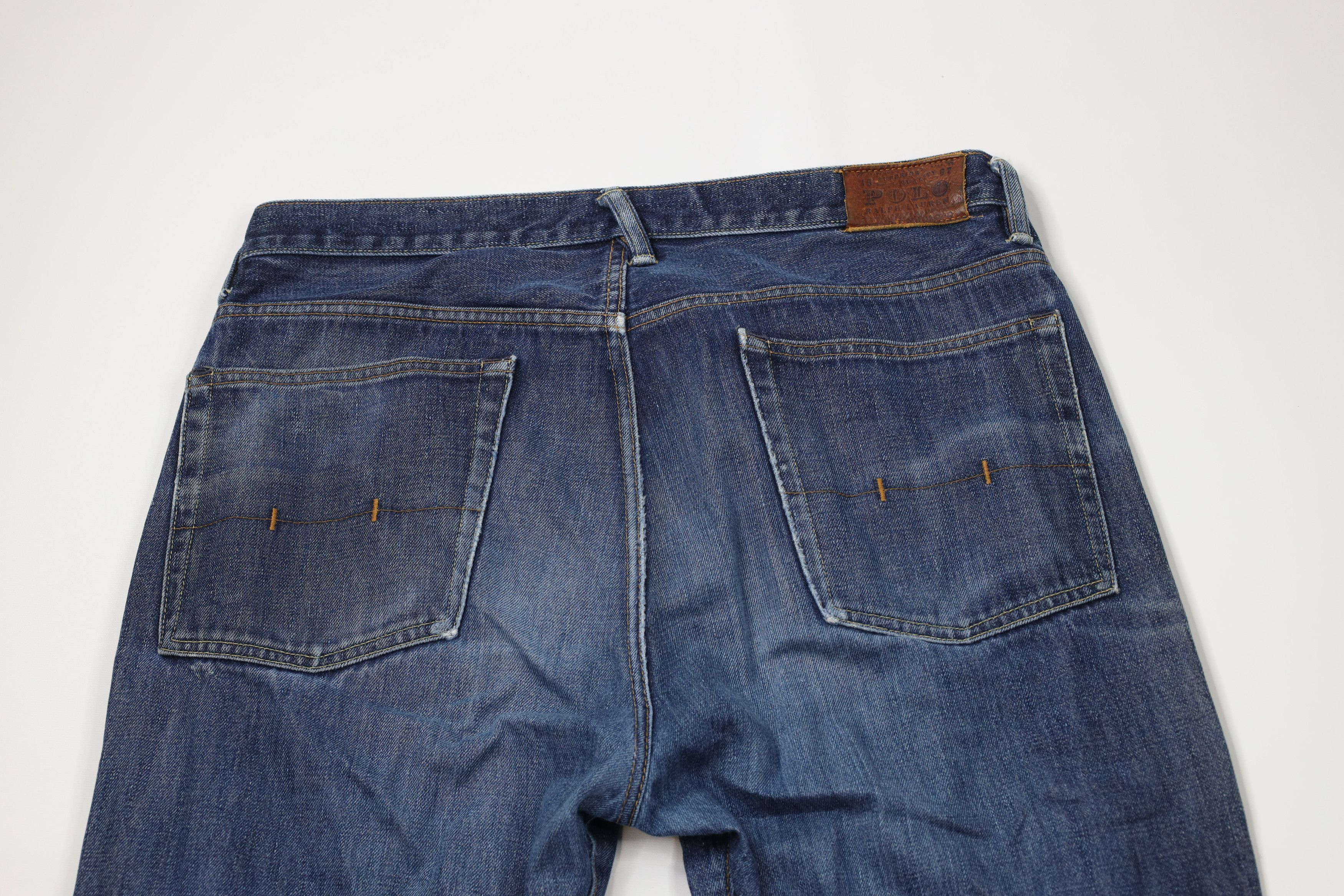 Ralph Lauren × Vintage Vintage Ralph Lauren Vintage Cut Wide Leg Denim Jeans Size US 36 / EU 52 - 11 Thumbnail