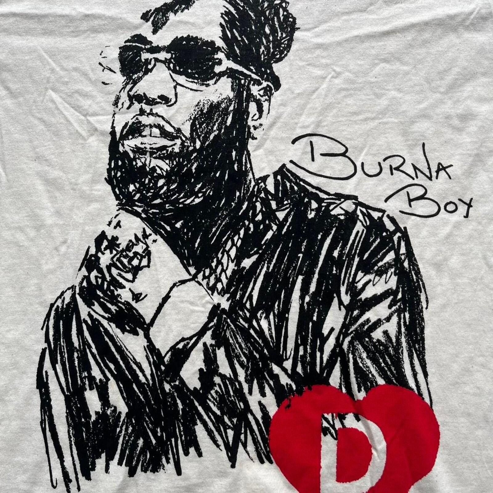 Unknown London Burna Boy Love, Damini Graphic T-Shirt Size Medium Size US M / EU 48-50 / 2 - 6 Thumbnail