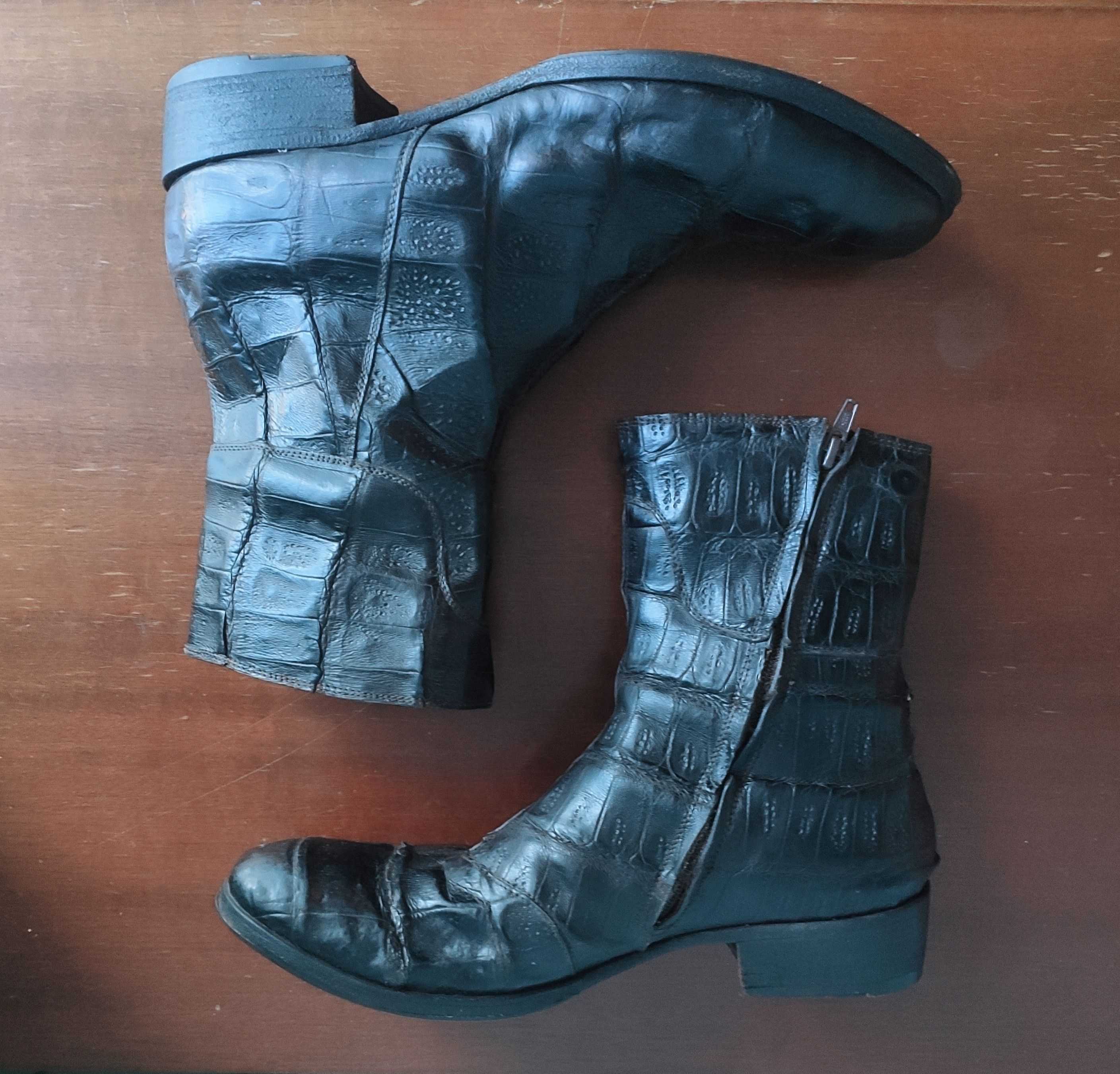 Gianni Barbato GRAIL! Alligator boots.Like Isaac Sellam or Guidi Size US 8.5 / EU 41-42 - 2 Thumbnail