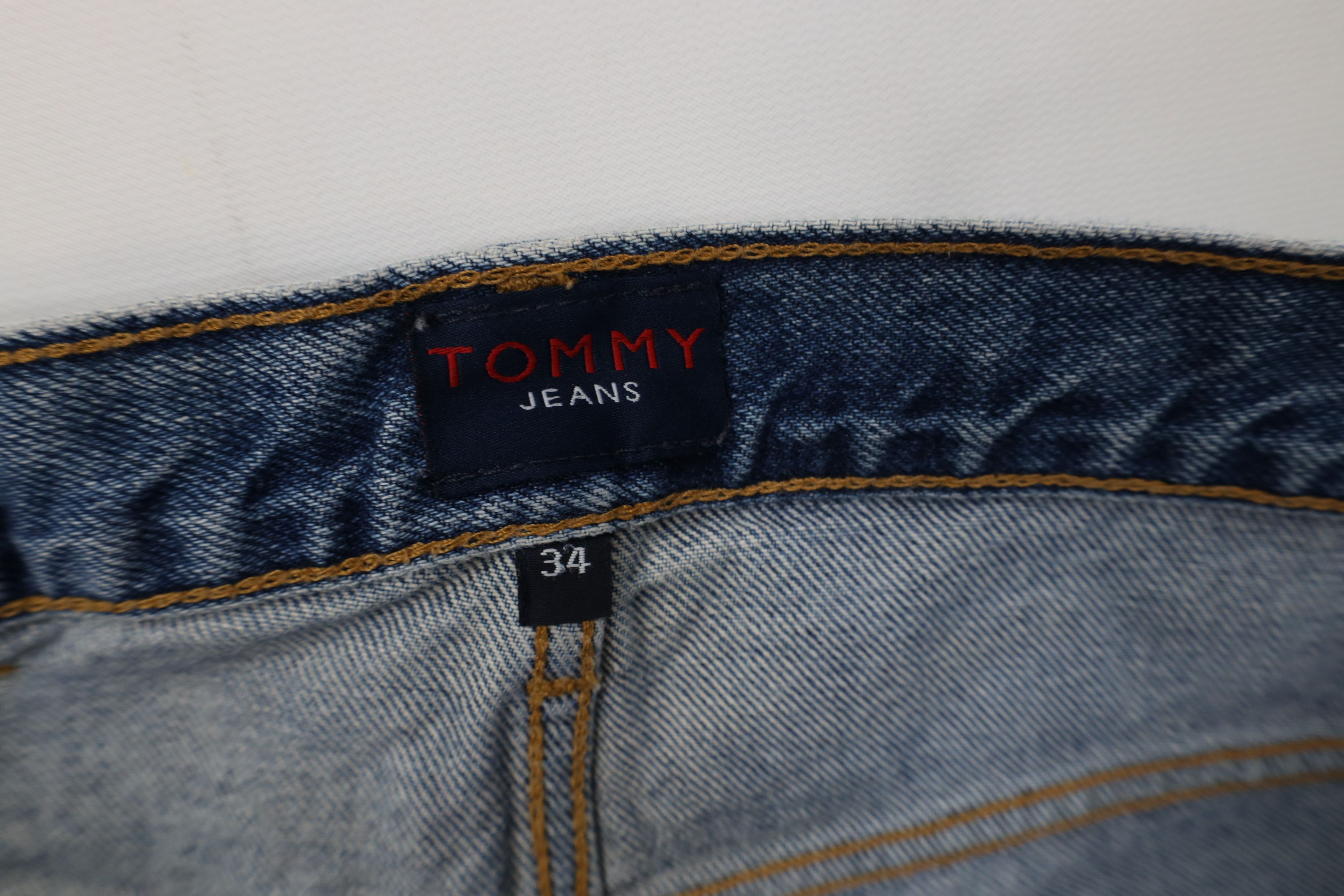 Tommy Hilfiger Vintage Y2K 2000 Tommy Hilfiger Denim Jean Shorts Blue Size US 34 / EU 50 - 7 Thumbnail