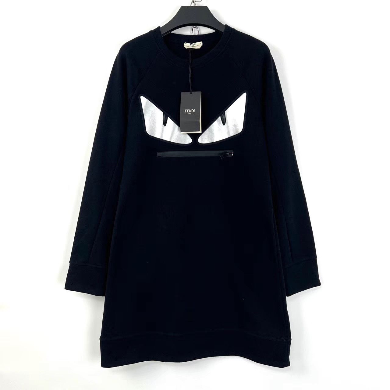 Fendi Fendi Monster Pocket Zip Sweatshirt Dress K12 Size M / US 6-8 / IT 42-44 - 1 Thumbnail