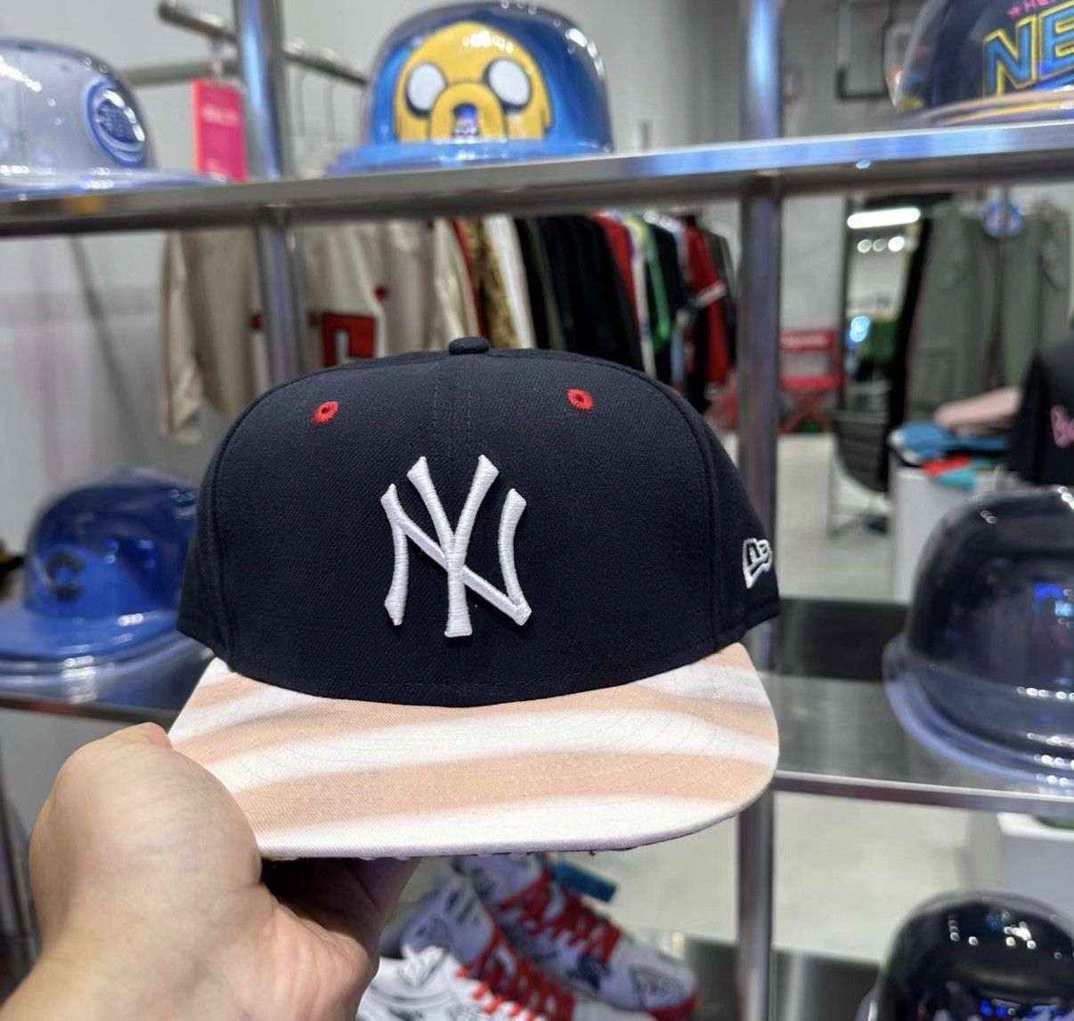 New Era New Era MLB New York Yankees Flat Brim Baseball Cap J32 Size ONE SIZE - 1 Thumbnail