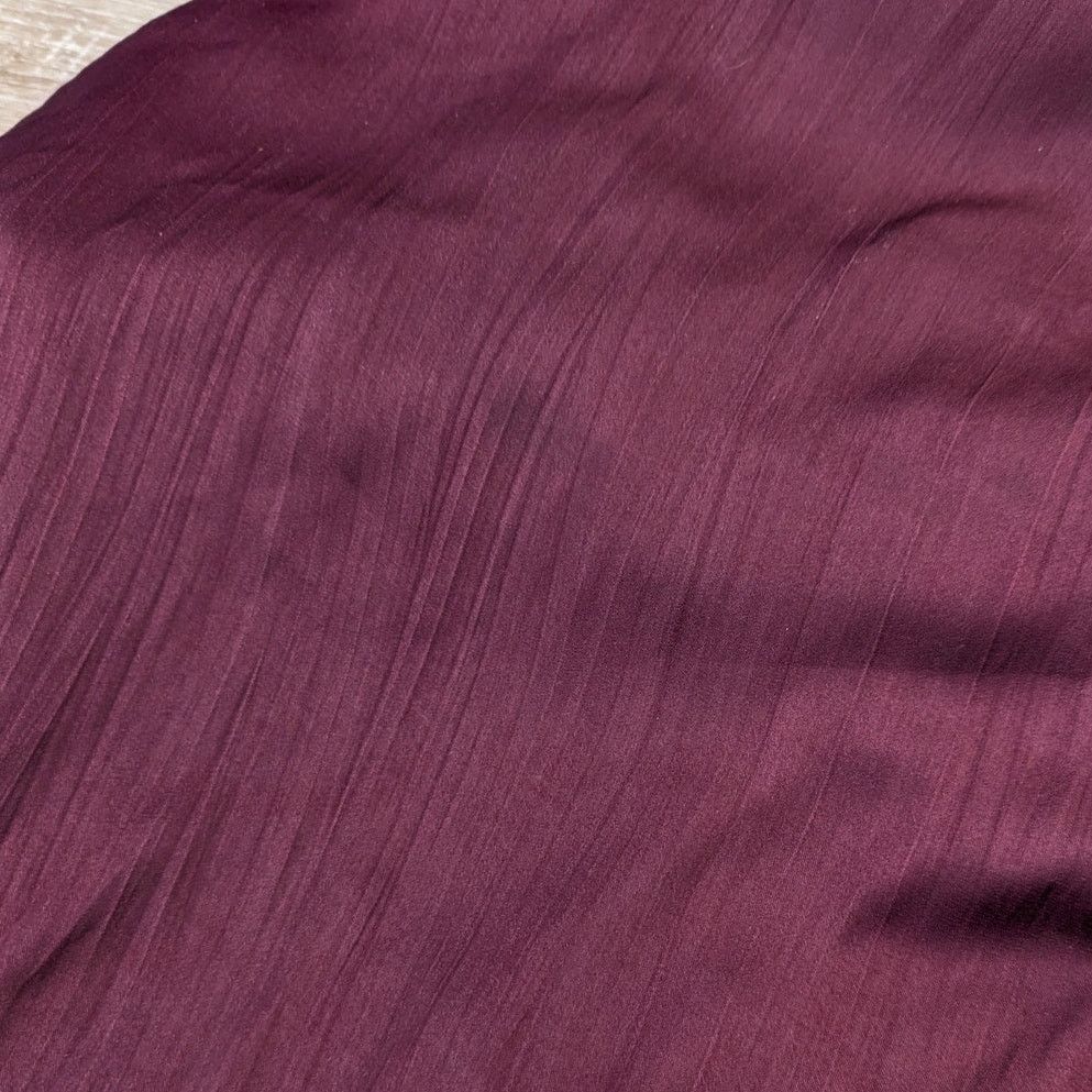 Other Taylor Twofer Burgundy Knit Satin Pleated Maxi Dress S Size S / US 4 / IT 40 - 8 Thumbnail