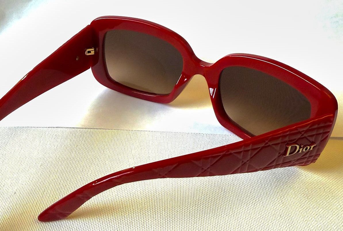 Dior Christian Dior LadyLady 2 EIFD8 Sunglasses Red Frame Size ONE SIZE - 6 Thumbnail