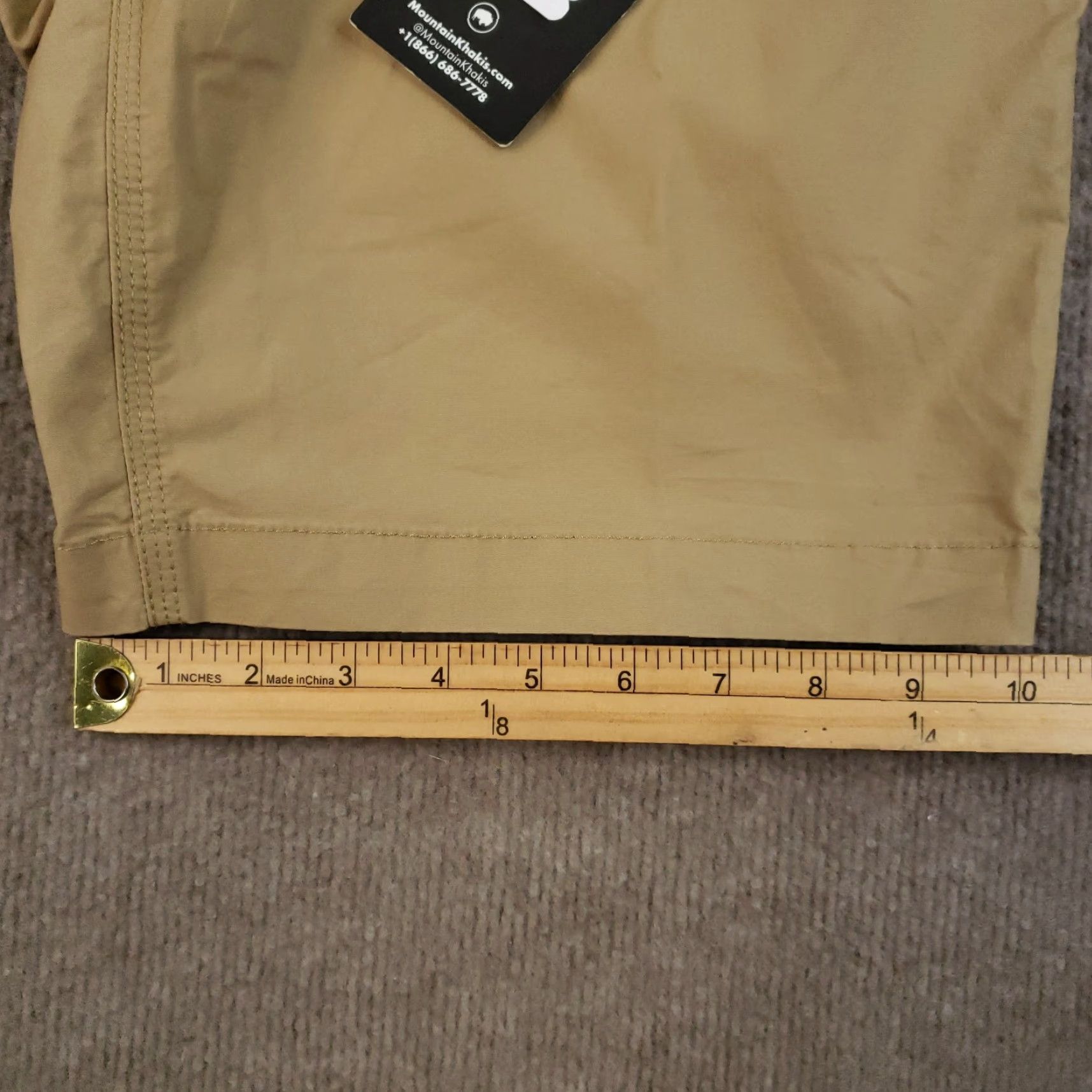 Mountain Khakis Mountain Khakis Shorts Mens Size 30 Beige Stretch Poplin Classic Fit 8" Inseam Size US 30 / EU 46 - 3 Thumbnail