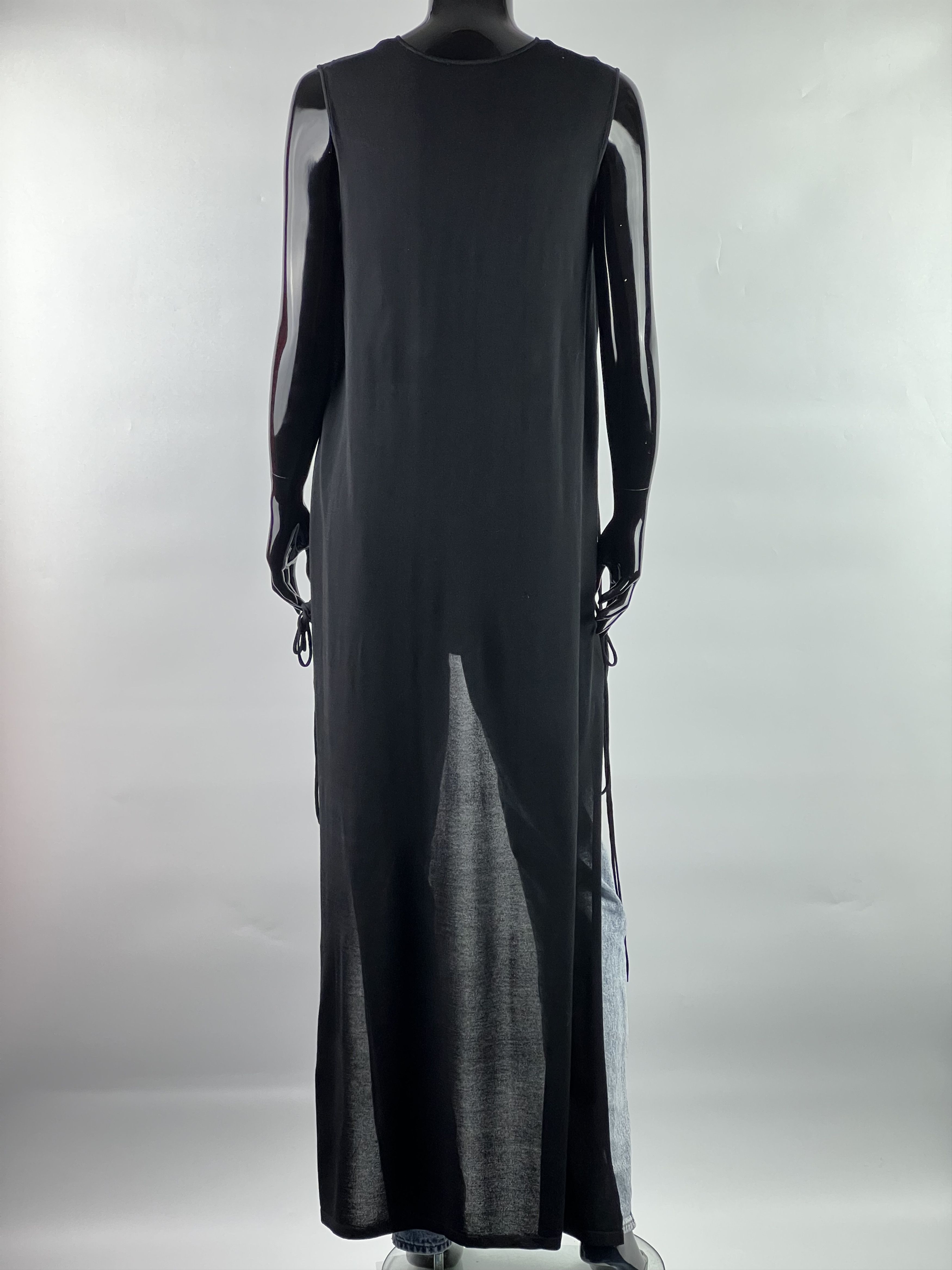 Cos COS Tunic Long Back Oversized Black Bondage Size XS Size XS / US 0-2 / IT 36-38 - 3 Thumbnail