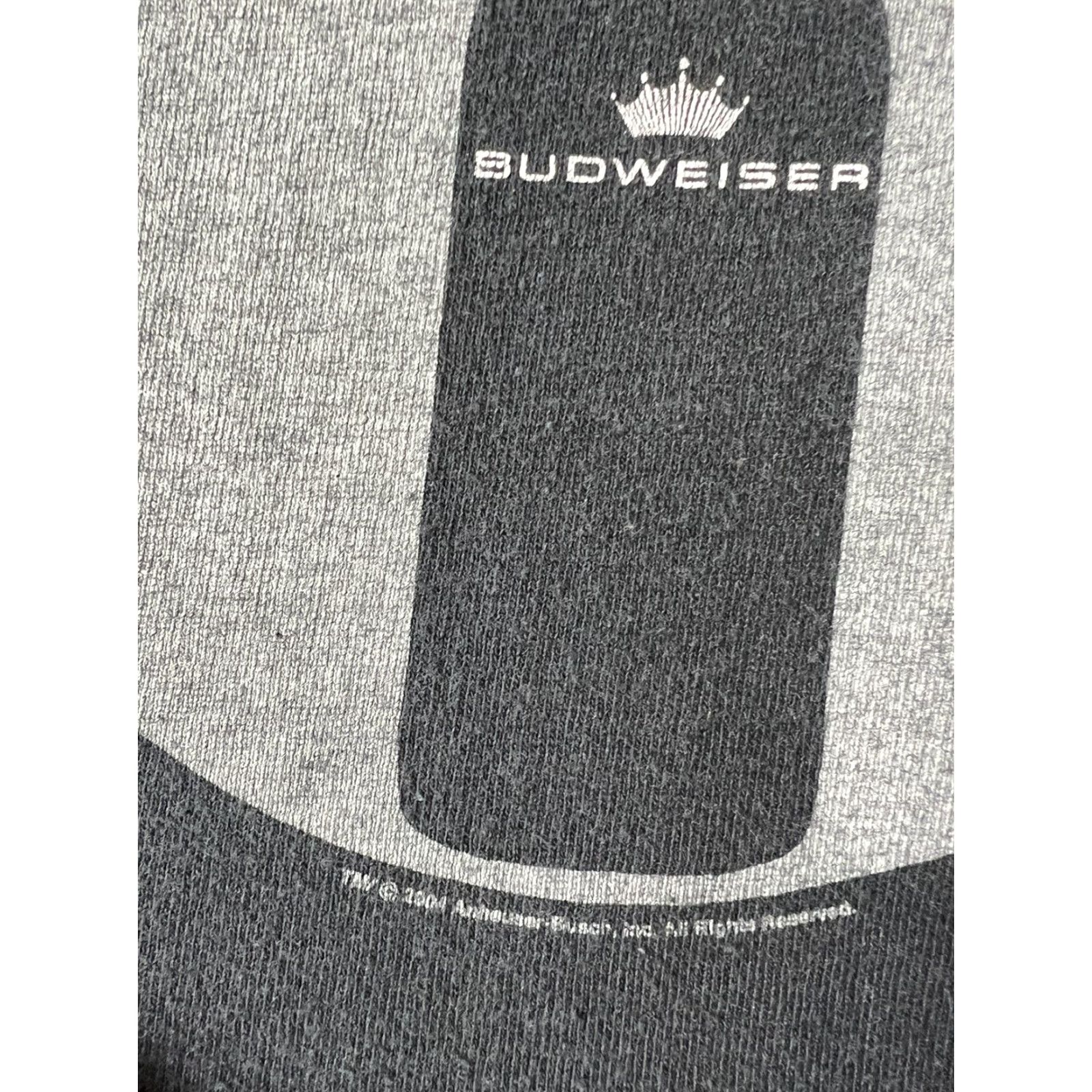 Budweiser VINTAGE Budweiser Logo Beer Bottle T Shirt Black XL Men Mens 2004 Size US XL / EU 56 / 4 - 3 Thumbnail