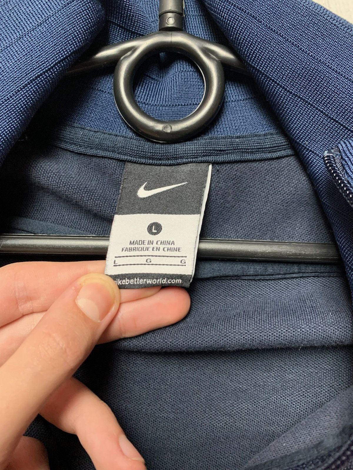 Nike × Vintage Vintage Nike Arsenal soccer track jacket size L logo Size US L / EU 52-54 / 3 - 4 Thumbnail