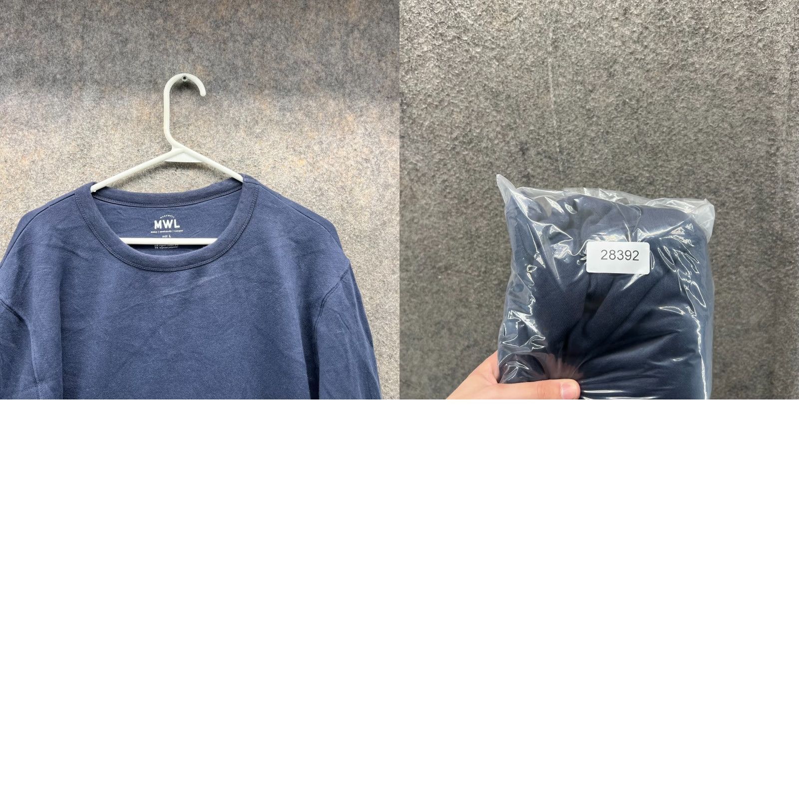 Madewell VINTAGE Madewell Sweater Mens Large Blue Navy Pullover Fleece Crewneck Cotton MWL Size US L / EU 52-54 / 3 - 9 Thumbnail