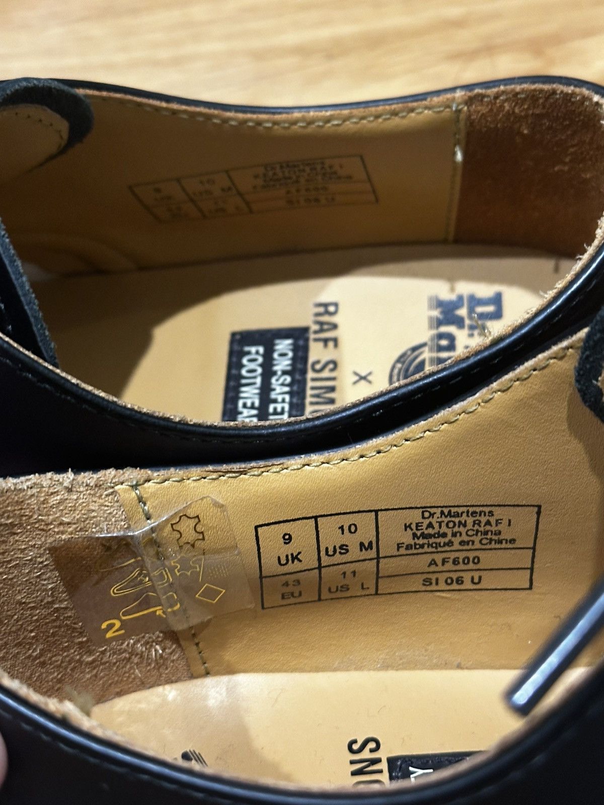 Dr. Martens × Raf Simons Raf simons & Dr. Martens single steel toe derby Size US 10 / EU 43 - 6 Thumbnail
