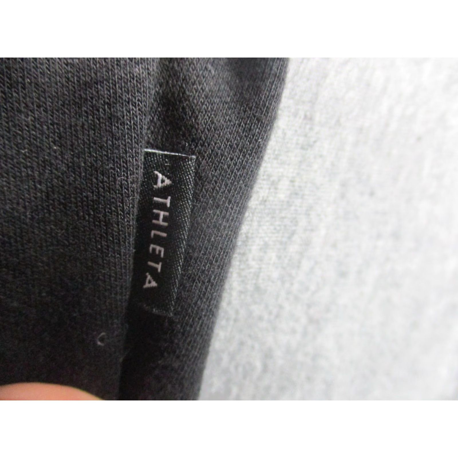 Athleta Athleta Triumph Jogger Pants MT Tall Womens Black Fleece Gym Yoga Tapered Pockets Elastic Waist Size 32" / US 10 / IT 46 - 5 Thumbnail